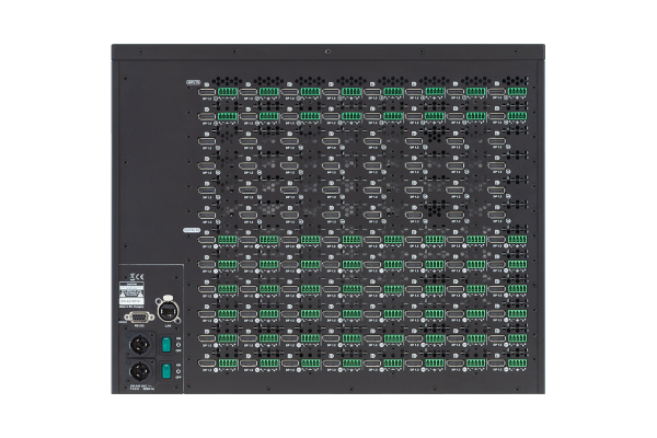 MX2-48x48-DH-48DPio-A-R rear Lightware MX2-48x48-DH-48DPio-A-R rental matrix switcher rear connections