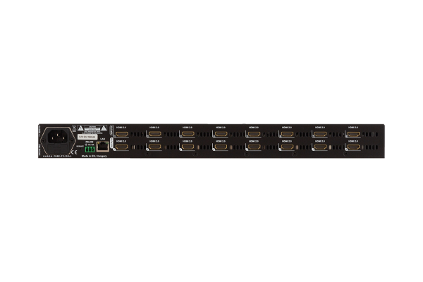 mx2-8x8-hdmi20-l rear Lightware MX2-8X8-HDMI20-L rental matrix switcher rear connections